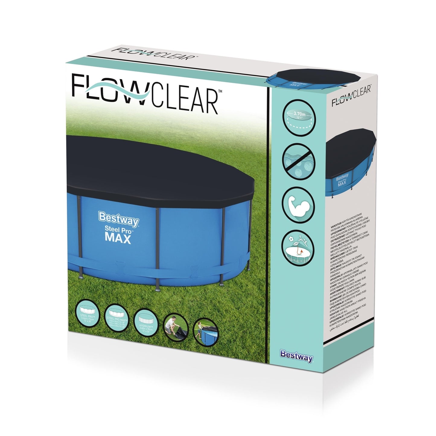 Bestway Pool Cover Steel 3.66M - Marah Kids