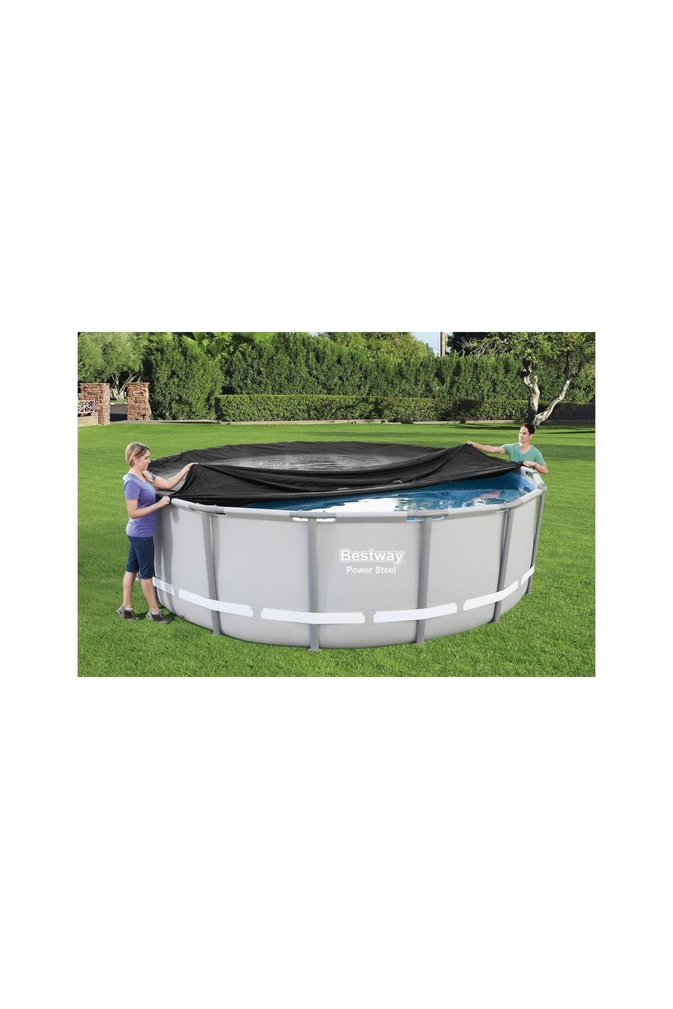 Bestway Pool Cover Steel 488Cm - Marah Kids