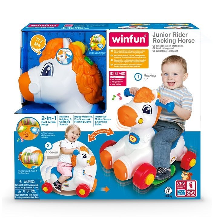 Junior Rider Rocking Horse - Marah Kids