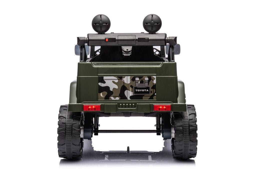 TOYOTA FJ CRUISER 12V RIDE - ON | 2 MOTORS | EVA WHEELS | MILITARY GREEN - Marah Kids