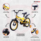 Classic 12" Kids Bicycle - Yellow