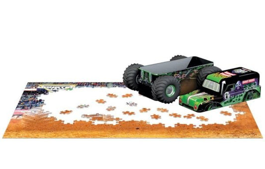 Eurographics Puzzle In Tin 550 Monster Jam Grave Digger - Marah Kids