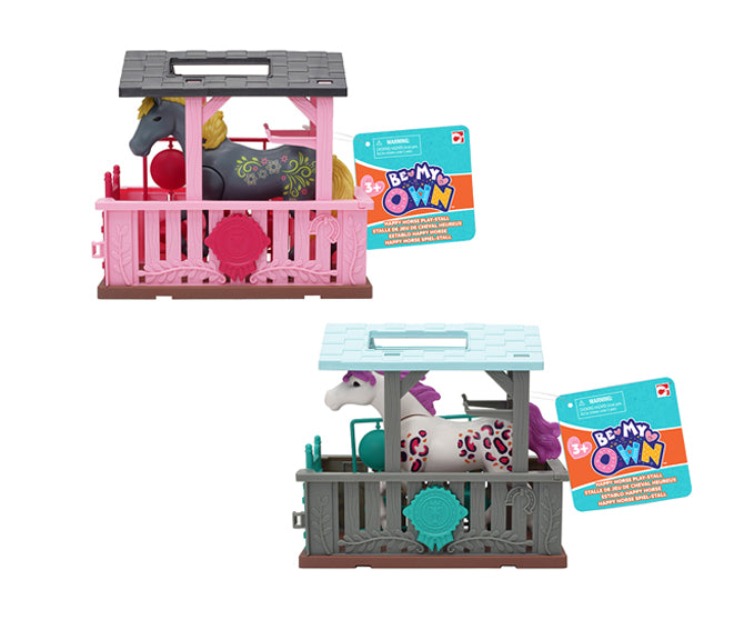 Be My Own Happy Horse Play Stall Set Asst