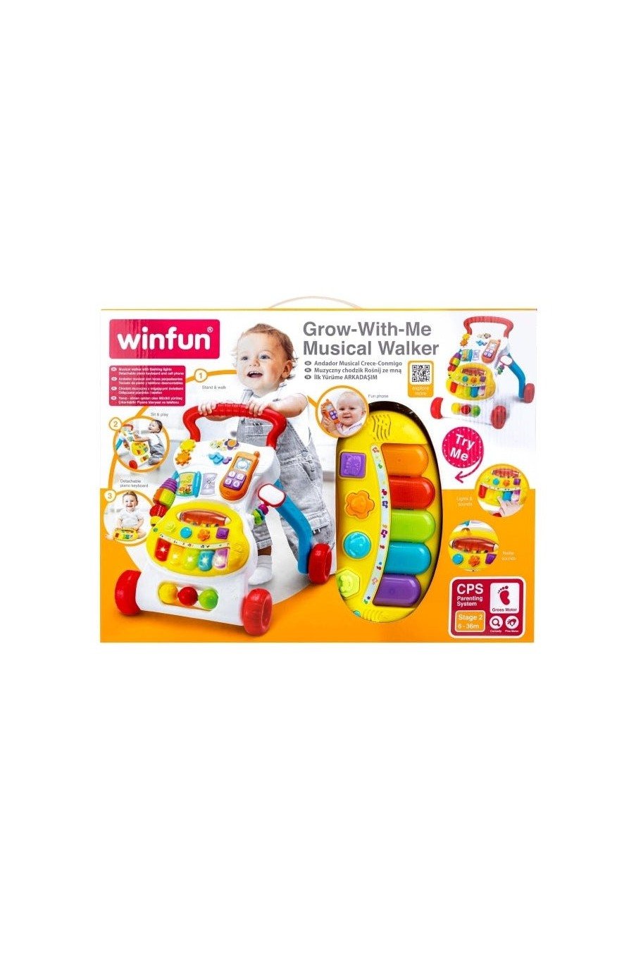 Grow - With - Me Musical Walker - Marah Kids