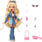 Bratz Alwayz Cloe Fashion Doll with 10 Accessories - Multicolour | Signature Bratz Style | Poseable arms and legs | Includes stylish shoes, jewelry, and a cute bag | Collectible Packaging | Ages 6 + up - Marah Kids