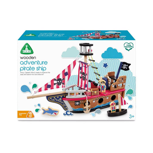 ELC Wooden Pirate Ship - Marah Kids