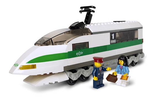 LEGO World City High Speed Train Locomotive (10157)