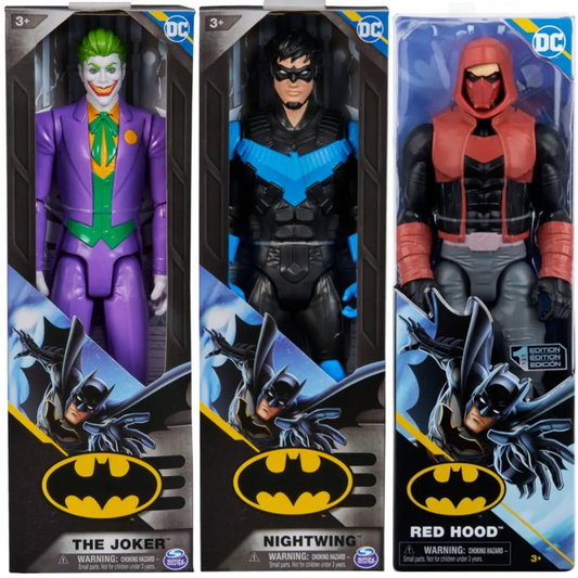 Spinm - Dc Comics Hero+Villain 12 3Asst