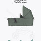 Aer² Compact Lightweight Baby Cot Self - Standing Fold – Forest Green - Marah Kids