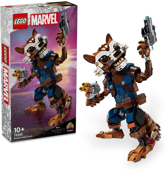 LEGO Marvel Rocket & Baby Groot, Guardians of the Galaxy 76282