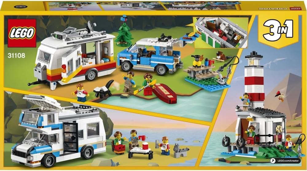 LEGO Creator 3in1 Caravan Family Holiday 31108