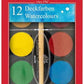 FABER - CASTELL WATERCOLORS 12 COLOR 30MM - Marah Kids