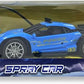 D - Power 1:18 R/C 4WD 27Mhz Spray Runner Car – Blue | Full Function Rechargeable RC Drift Vehicle | Ages 6 + - Marah Kids