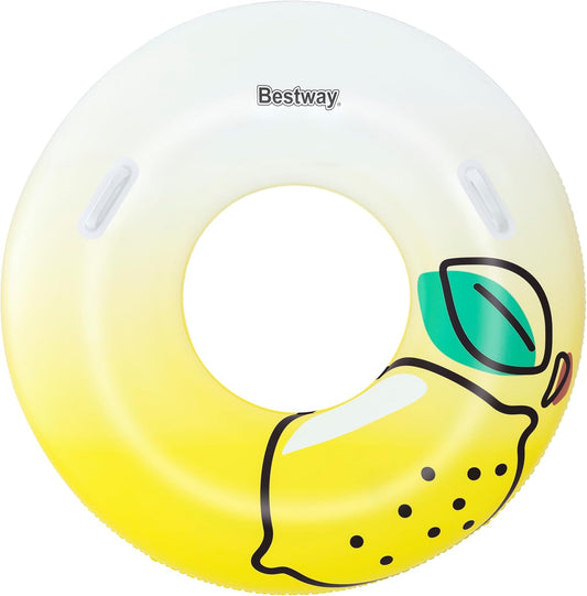 BWSUM BESTWAY SWIM RING LEMON TUBE 1.14M - Marah Kids
