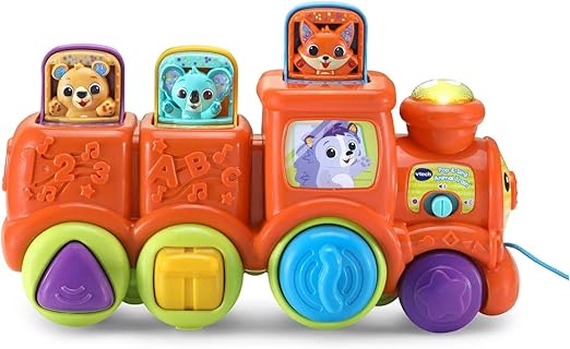Vtech - Pop and Sing Animal Train | Interactive & Developmental Toy with Sounds and Music | For Boys & Girls, Suitable for Ages 3 Months+ - Marah Kids