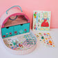 Avenir Little Hands' Play Box - Miss Bunny's Home Multicolour | 3D puzzle and laces to create an awesome bunny town | Ideal ages 3+ - Marah Kids