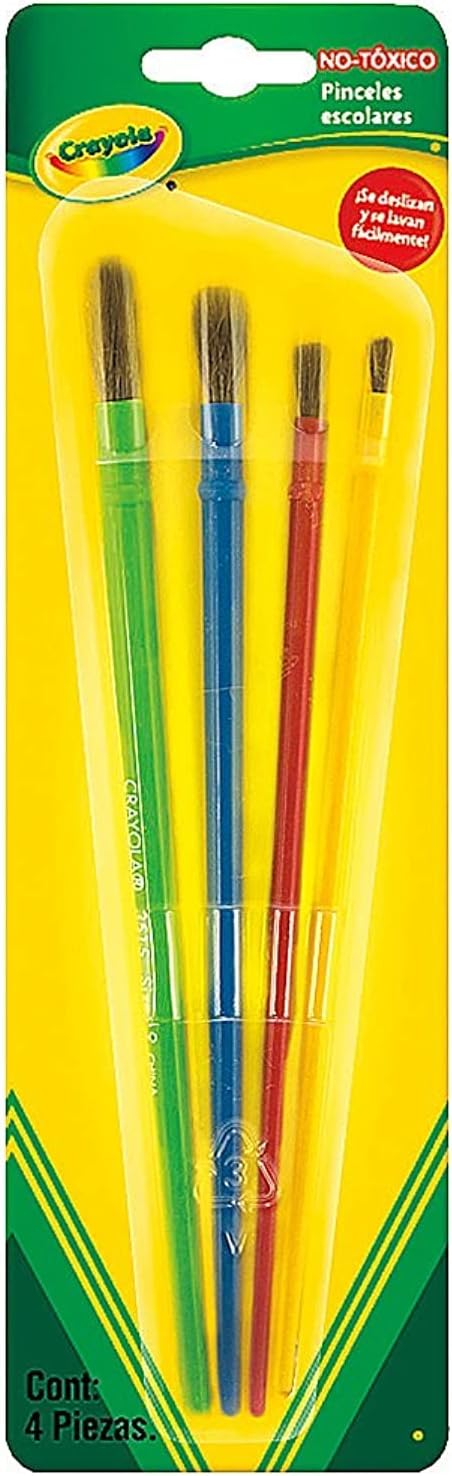 Crayola Art and Craft Brush Set 4 ct. - Marah Kids