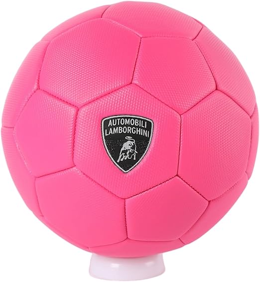 Lamborghini 2 Machine Sewing Pvc Soccer Ball - Pink - Marah Kids