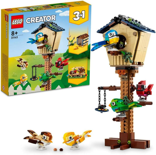 Lego 31143 Creator 3In1 Birdhouse: Birds To Hedgehog To Beehive Set