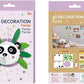 Avenir 3D Decoration - Panda Kit | Turn Your Wall into a Zoo! Create 3D Decorations with Pre - Cut Cardboard Puzzle Pieces | Thoughtful and Creative Gift Option for Kids 3+ - Marah Kids