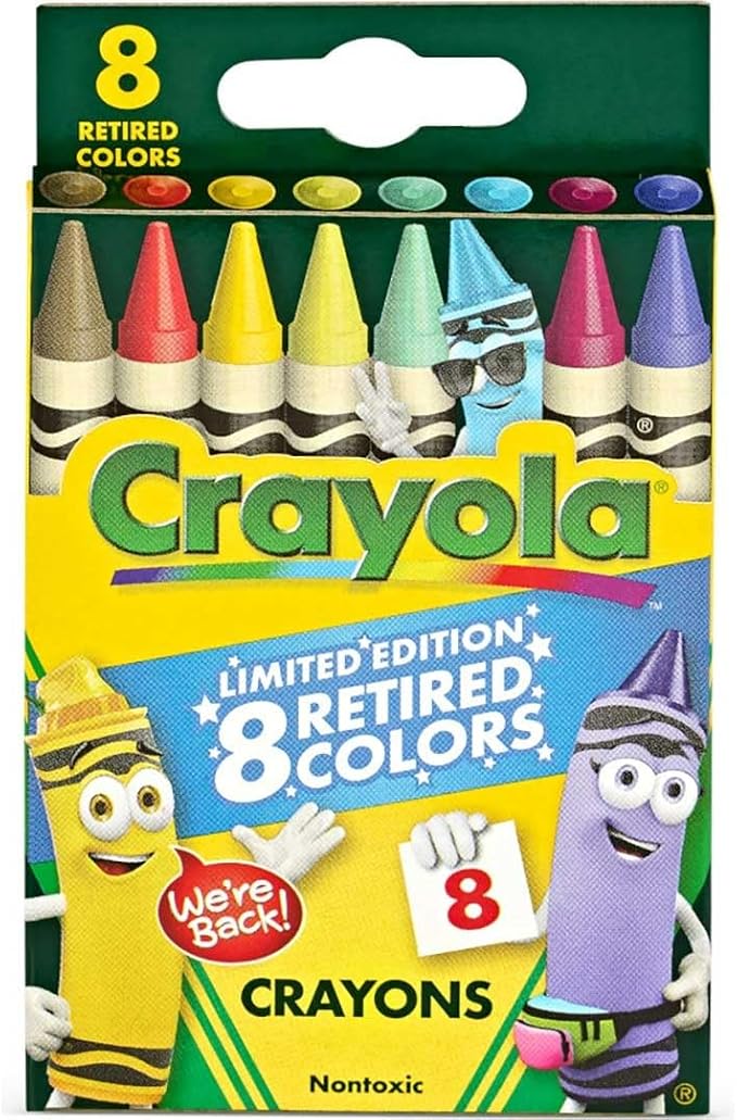Crayola Crayons Limited Edition With 8 Retired Colors