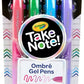 Crayola Take Note Washable Gel Pens, Ombre, 4 Count - Marah Kids
