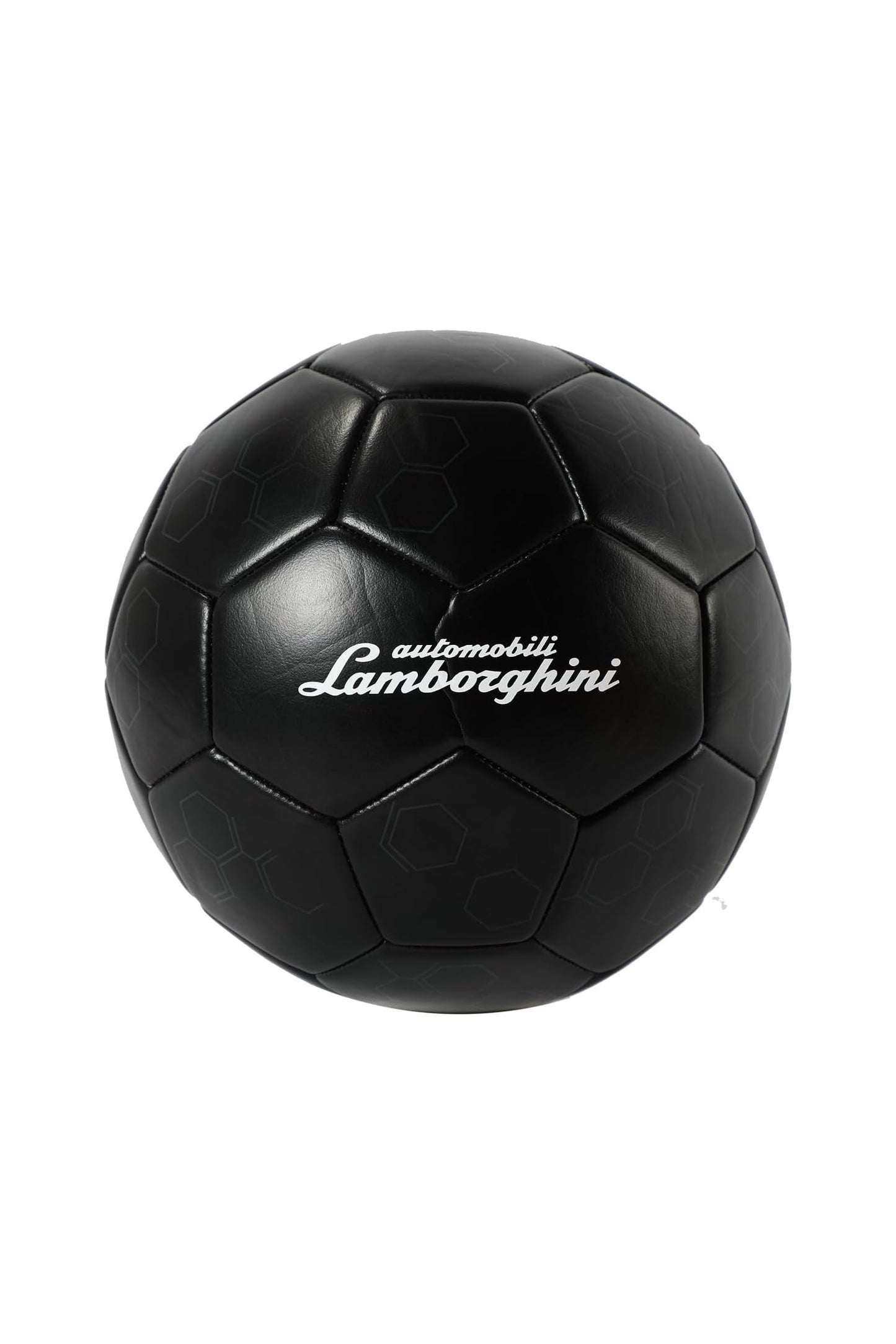 Lamborghini 2 Machine Sewing Pvc Soccer Ball - Black - Marah Kids