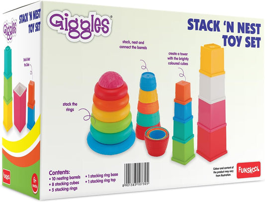 Funskool - LINK STACK & NEST TOY SET - Marah Kids