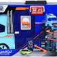 D - Power – Super Transformer Construction Truck | 2in1 - Truck & Track Set, 6 Cars and Sign Boards included, 3+ yrs | Blue - Marah Kids