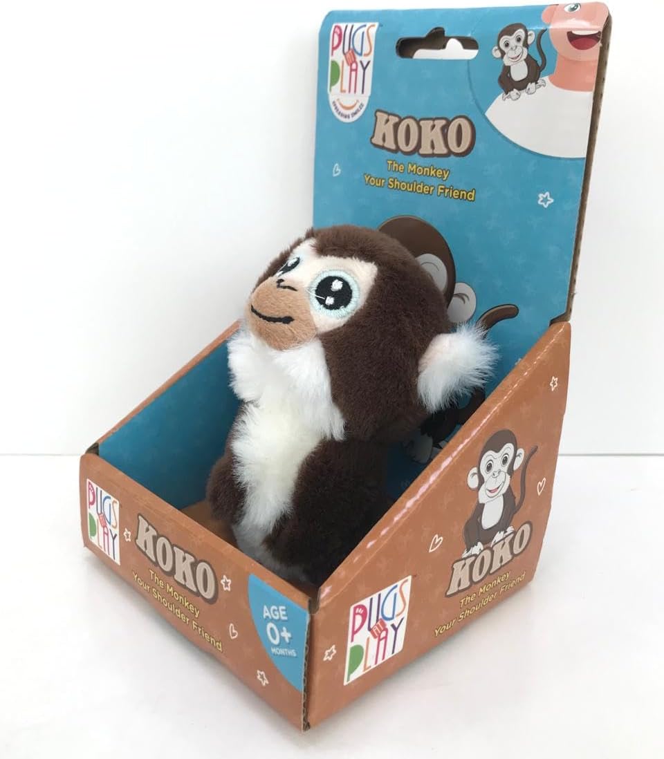 Pugs At Play Shoulder Buddy Koko 4-Inch