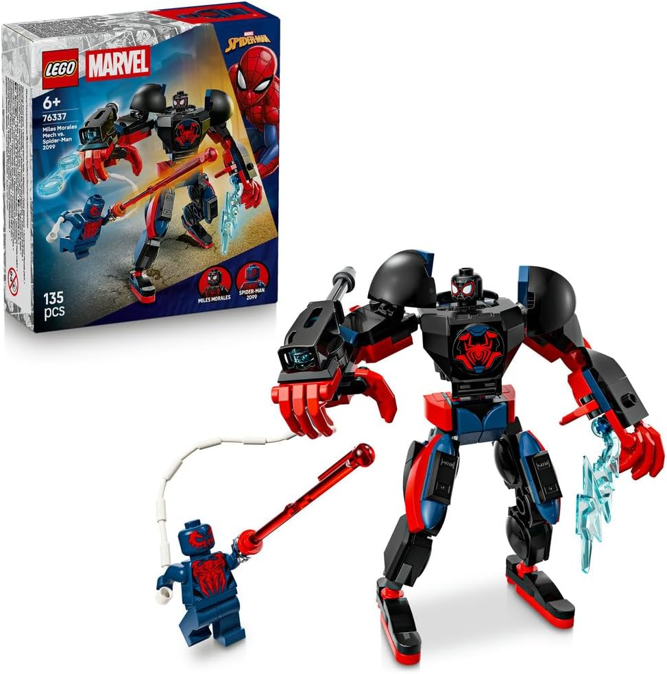 LEGO: Marvel Miles Morales Mech vs. Spider - Man 2099 (76337) - Marah Kids