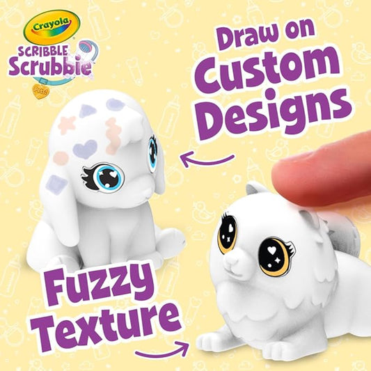 Crayola Scribble Scrubbie Baby Pets Nursery, Baby Animal Toys For Toddlers & Kids, Gift For Girls & Boys, Ages 3+