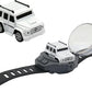 D - power - 1:64 Scale Watch Remote Control Car (White)– 2.4GHz Mini RC Car with Wearable Controller | Compact Racing Toy for Kids Ages 3+ - Marah Kids