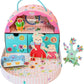 Avenir Little Hands' Play Box - Miss Bunny's Home Multicolour | 3D puzzle and laces to create an awesome bunny town | Ideal ages 3+ - Marah Kids