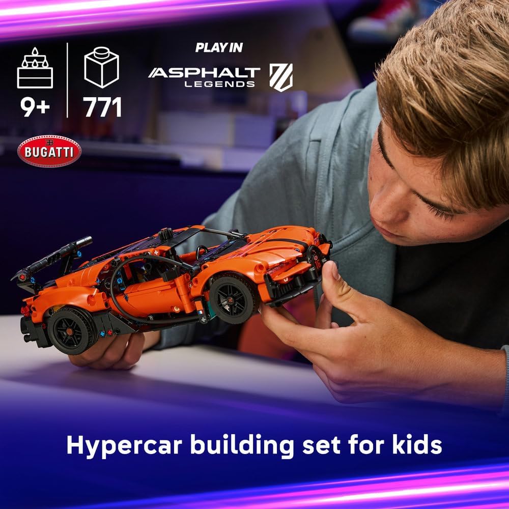 LEGO: Technic - Bugatti Chiron Pur Sport Hypercar (42222) - Marah Kids