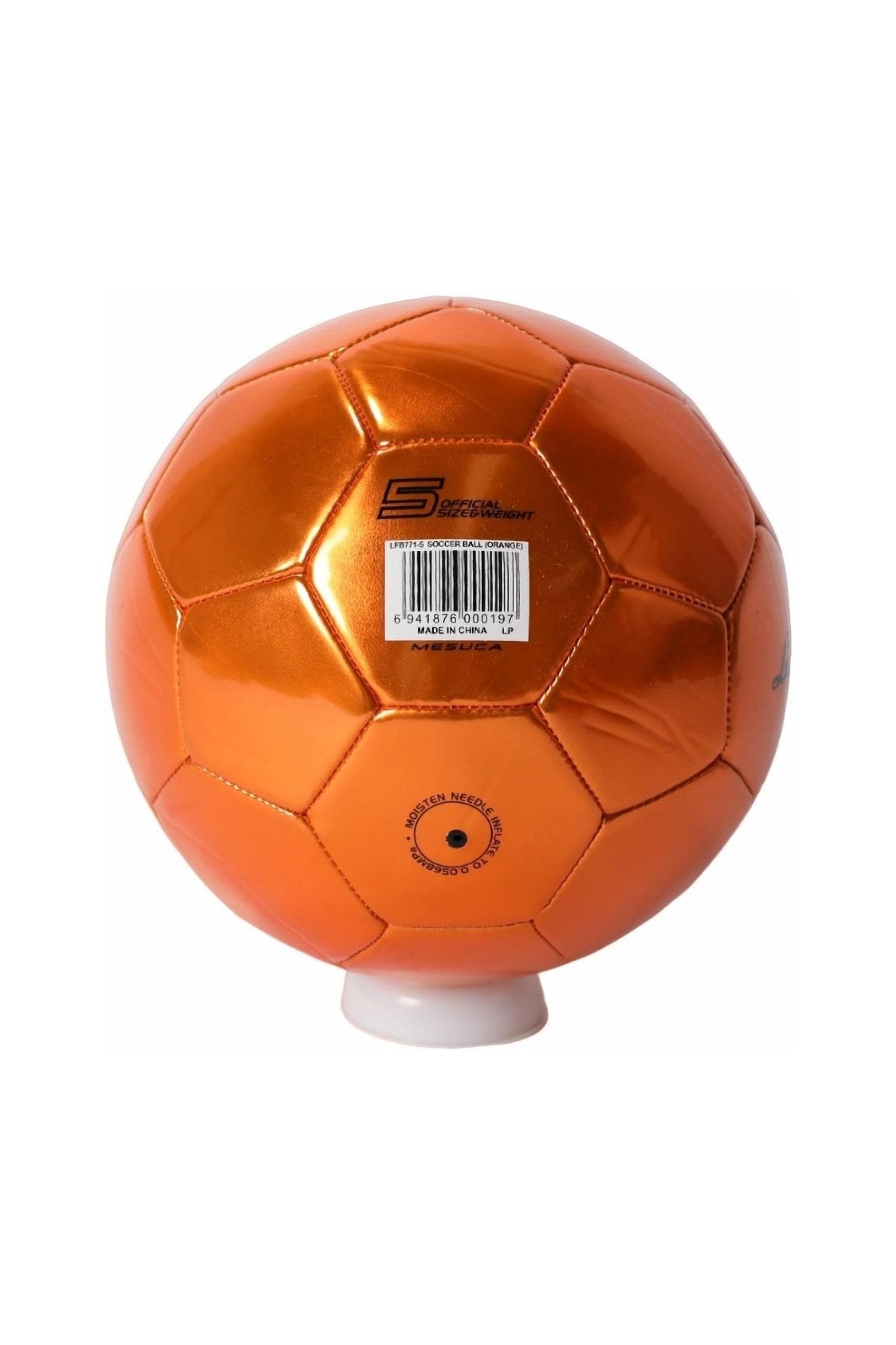 Lamborghini No.5 - Matelic Pvc Soccer Ball - Orange - Marah Kids