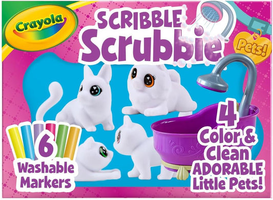 Crayola Scribble Scrubbie Pets, Tub Play Set - Marah Kids