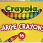 Crayola - 16 ct. Large Crayons - Lift Lid Box - Marah Kids