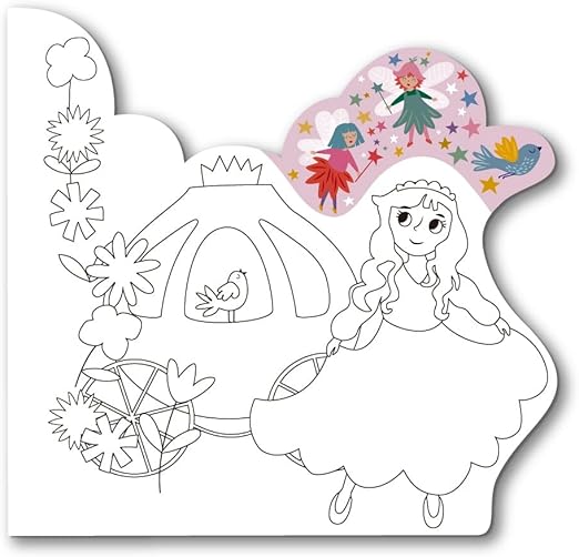 Avenir Little Prince Magic Water Painting Set – 6 Cards & Refillable Pen - Marah Kids