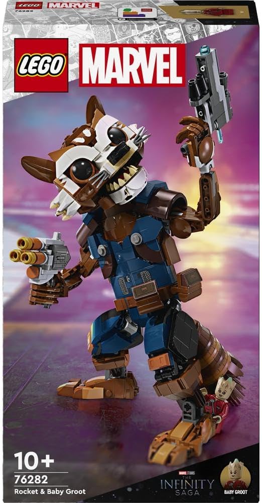 LEGO Marvel Rocket & Baby Groot, Guardians of the Galaxy 76282