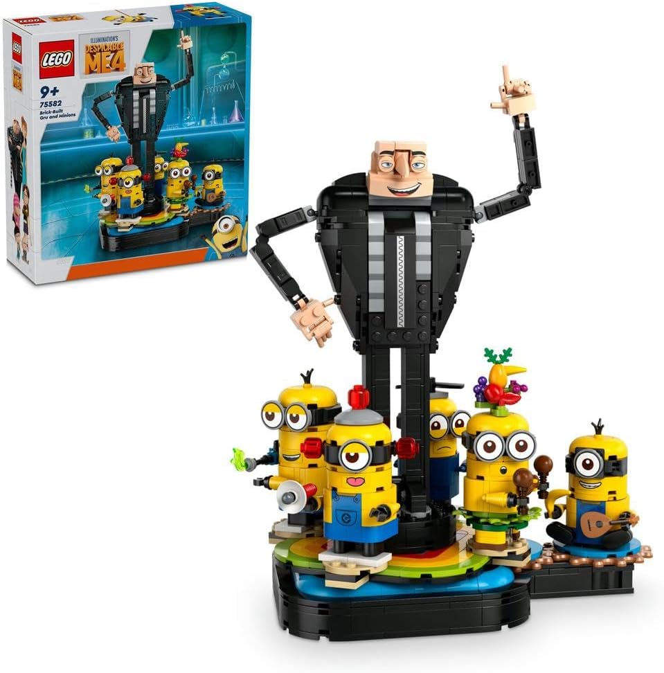 LEGO Despicable Me 4 Brick - Built Gru and Minions 75582 - Marah Kids