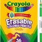 Crayola 36 ct. Erasable Colored Pencils - Marah Kids