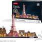 CUBIC FUN 3D PUZZLE LED CITYLINE PARIS 115PCS B/O - Marah Kids