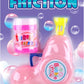 Power Joy Bubble Friction Mini Gun, Assorted - 1 Piece - Marah Kids