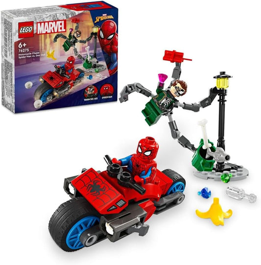 LEGO Marvel Motorcycle Chase: Spider-Man vs. Doc Ock 76275