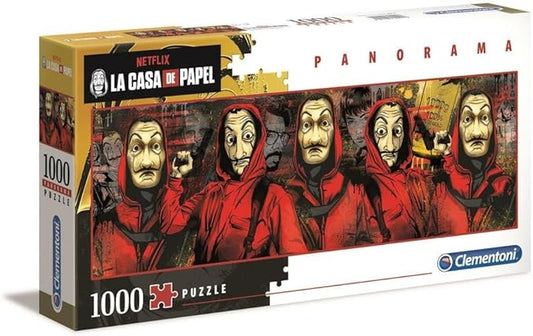 CLEMENTONI PUZZLE PANO LACASA DE PAPEL 1000PC - Marah Kids