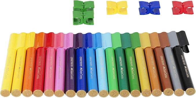 FABER - CASTELL CONNECTOR FELT PEN 30 COLOR IN A PP CASE - Marah Kids