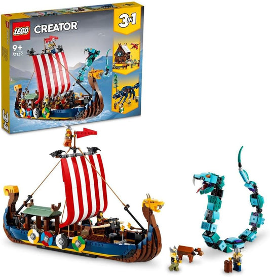 LEGO Creator 3in1 Viking Ship and the Midgard Serpent 31132