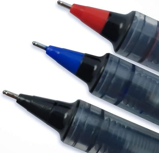 MAXI ROLLER PEN 0.7MM NEEDLE TIP BLISTER OF 4PC