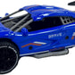 D - Power Diecast Pull Back with Sounds – 1:32 scale (Blue) | Pull Back with music, Battery Requires 3 button Cell | Perfect gifts for ages 3+ up - Marah Kids